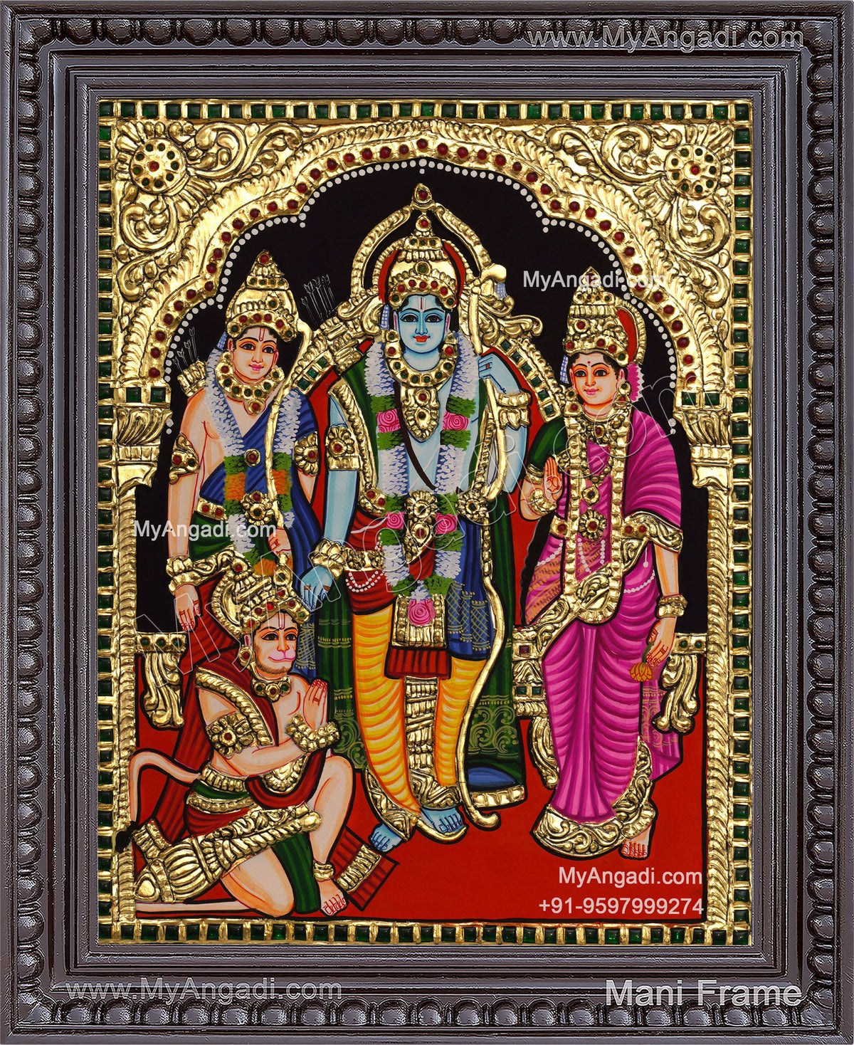 Ram Darbar Tanjore Painting