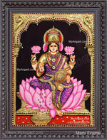 Mahalakshmi 3D Tanjore Painting