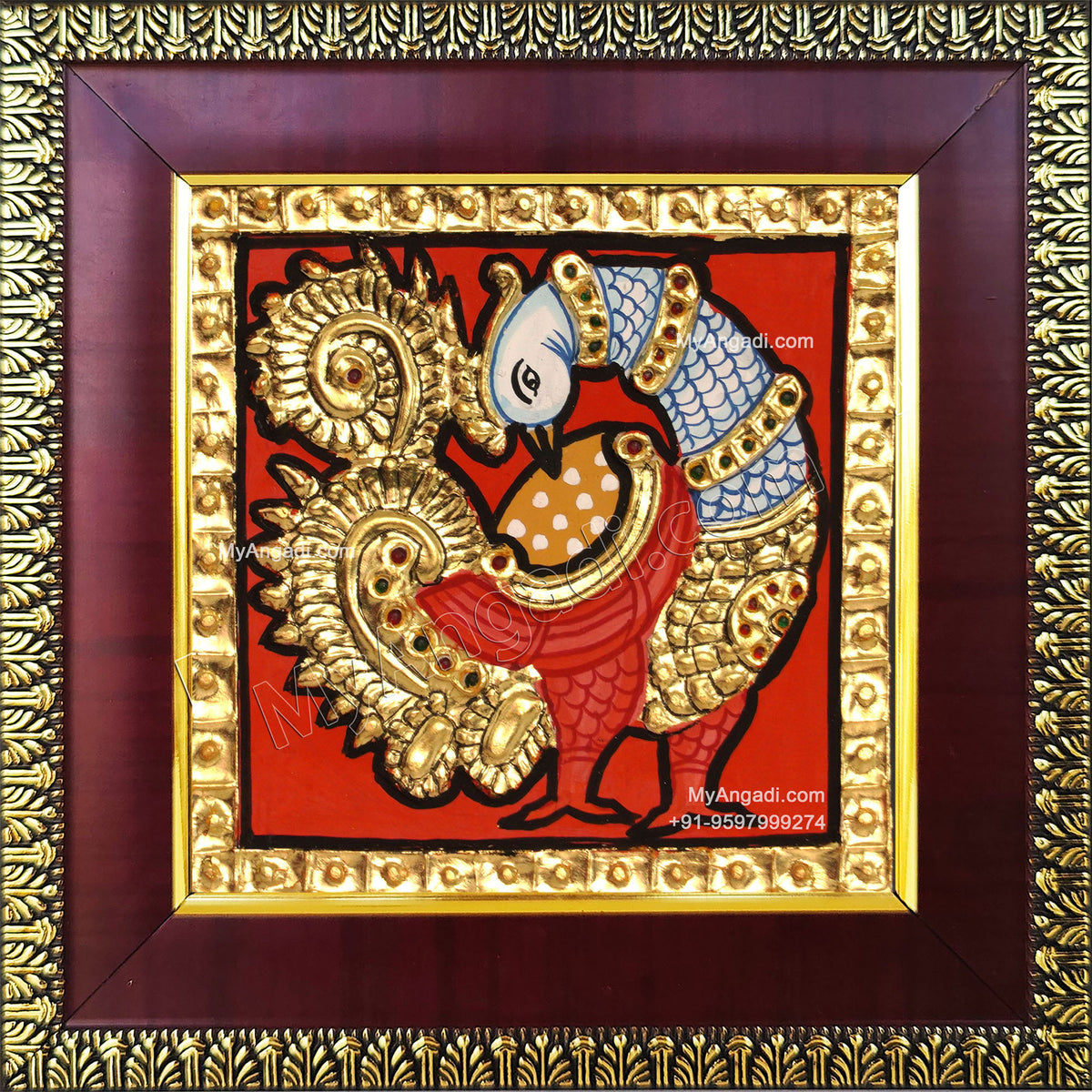 Peacock Tanjore Paintings