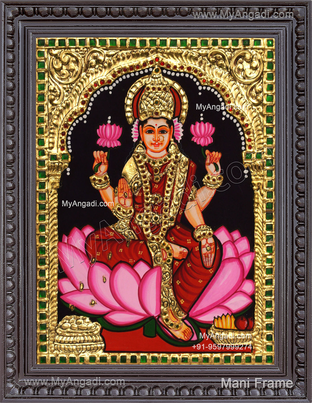 Mahalakshmi Tanjore Painting