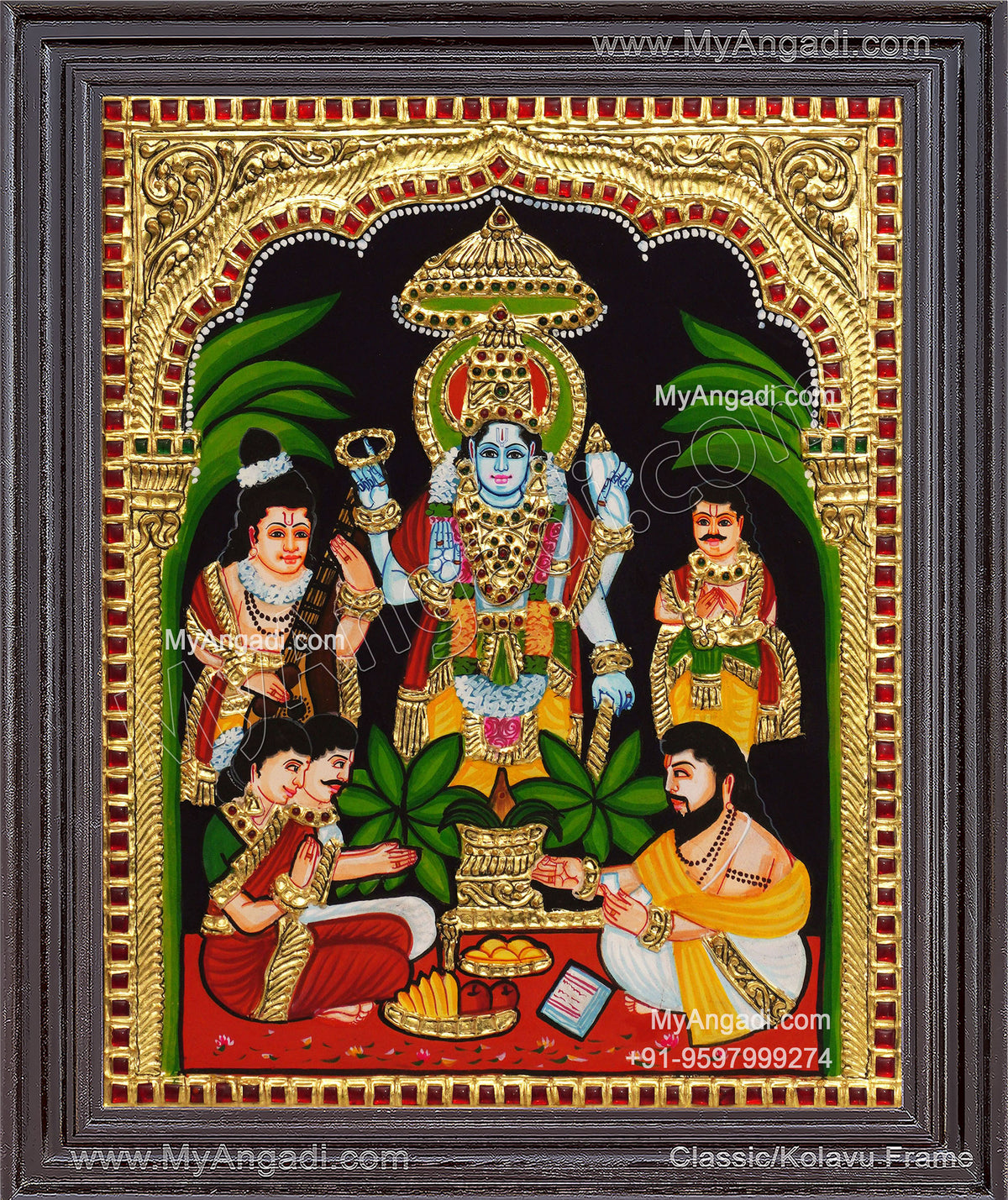 Sathya Narayana Tanjore Painting