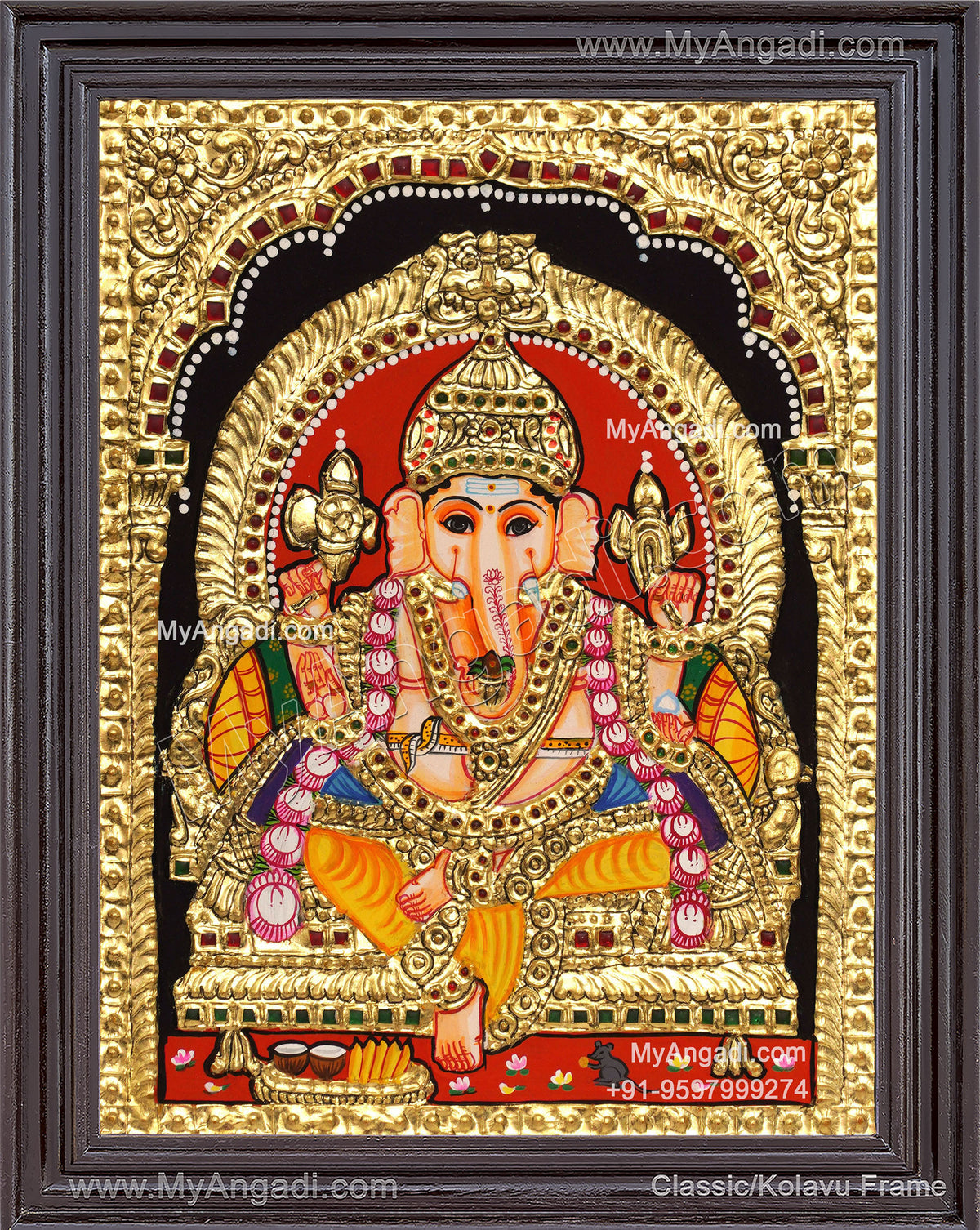 Vinayagar Tanjore Painting