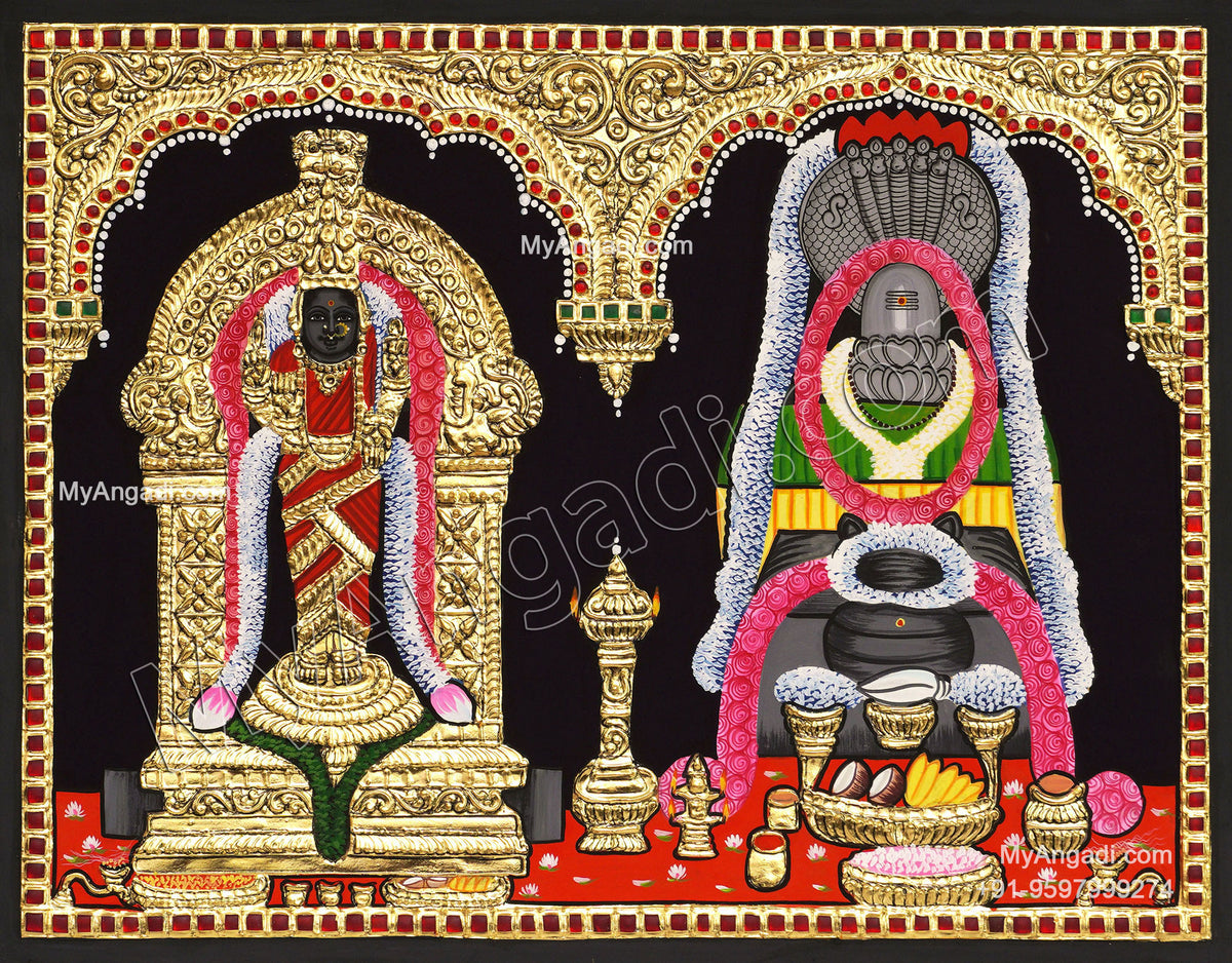 Vaitheeswaran Thaiyal Nayagi Tanjore Painting