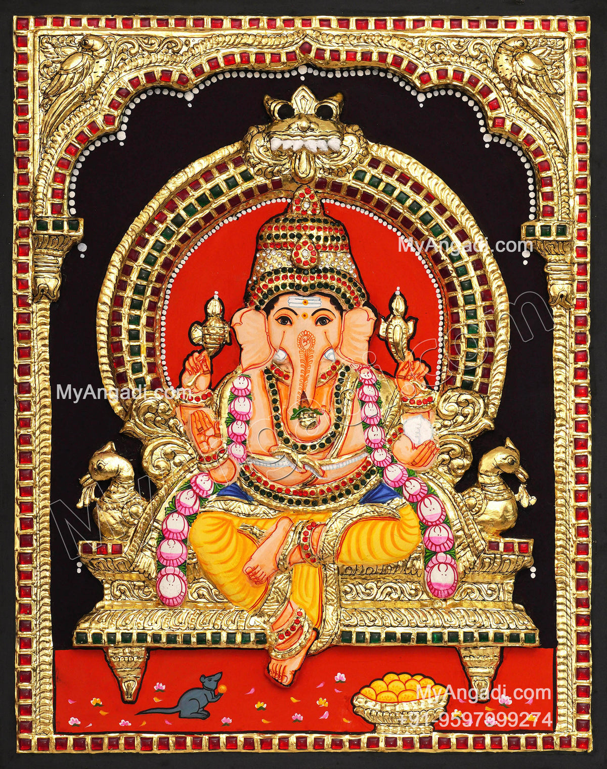3D 5 Set Tanjore Paintings