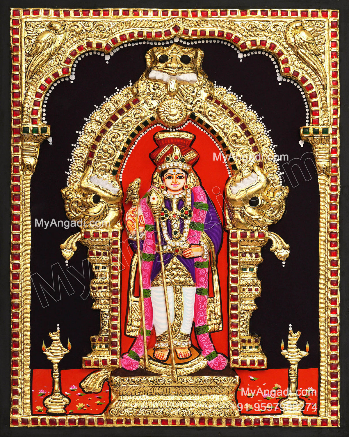 3D 5 Set Tanjore Paintings