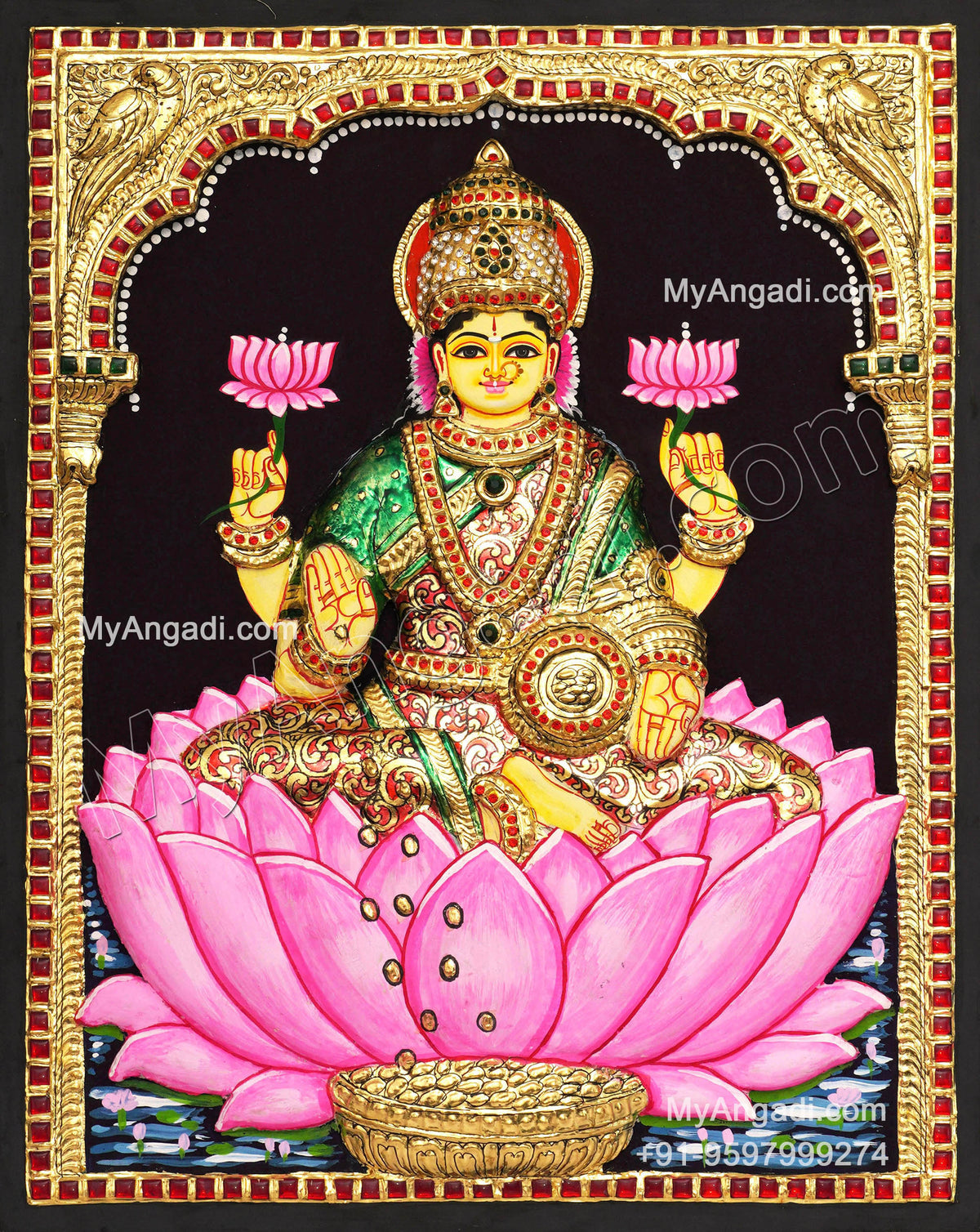3D 5 Set Tanjore Paintings