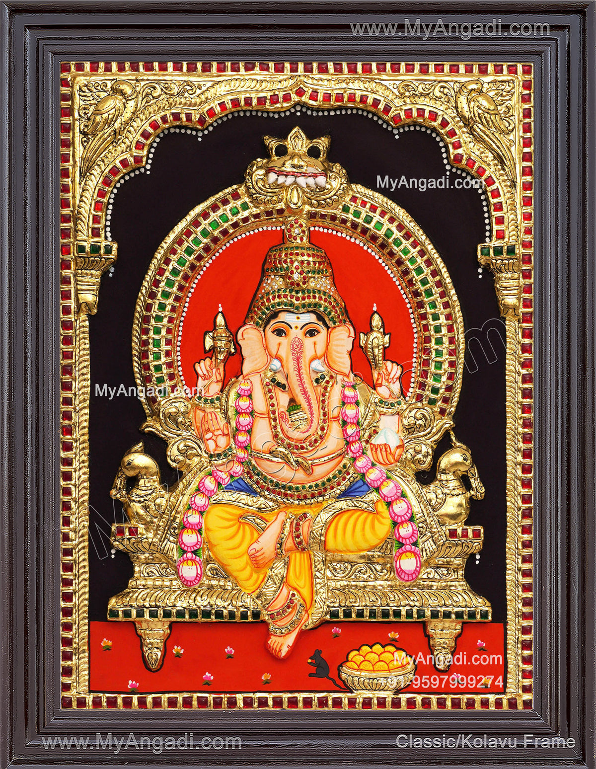 3D 5 Set Tanjore Paintings