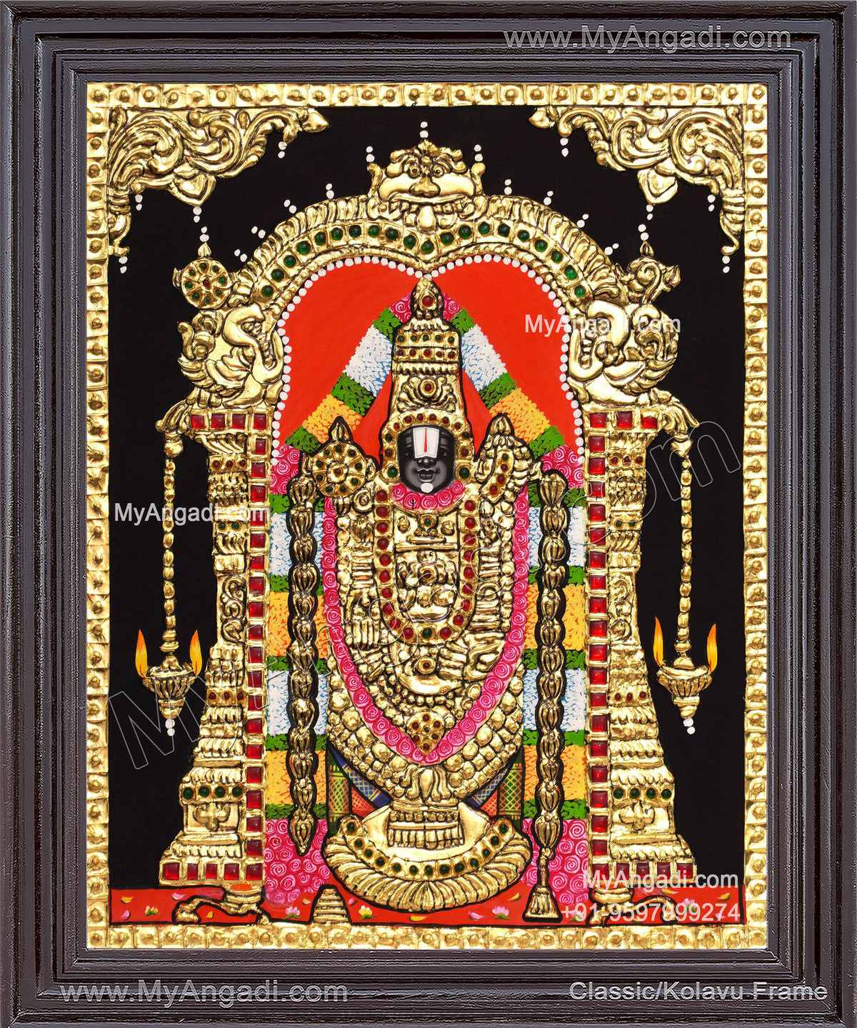 Balaji Tanjore Painting