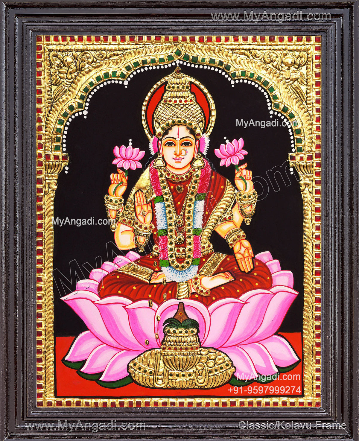 Lakshmi Devi Tanjore Paintings