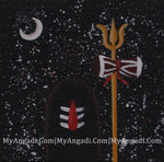 Lord Shiva Lingam Canvas Painting 