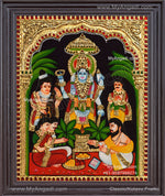 Sathyanarayana Tanjore Painting