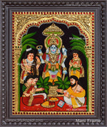 Sathyanarayana Tanjore Painting
