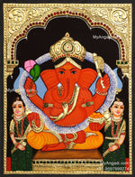 2D Sidhi Ganesha Tanjore Paintings