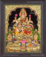 Kubera Lakshmi Tanjore Painting