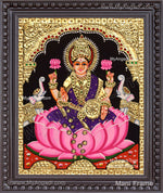 Gajalakshmi Tanjore Painting