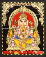 5 Set Ganesha Murugan Balaji Lakshmi Saraswathi Tanjore painting