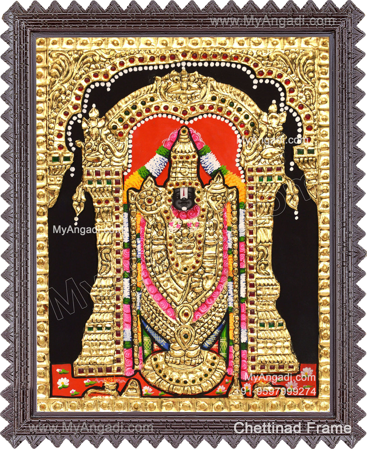 Balaji Tanjore Painting