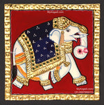 Elephant Tanjore Painting