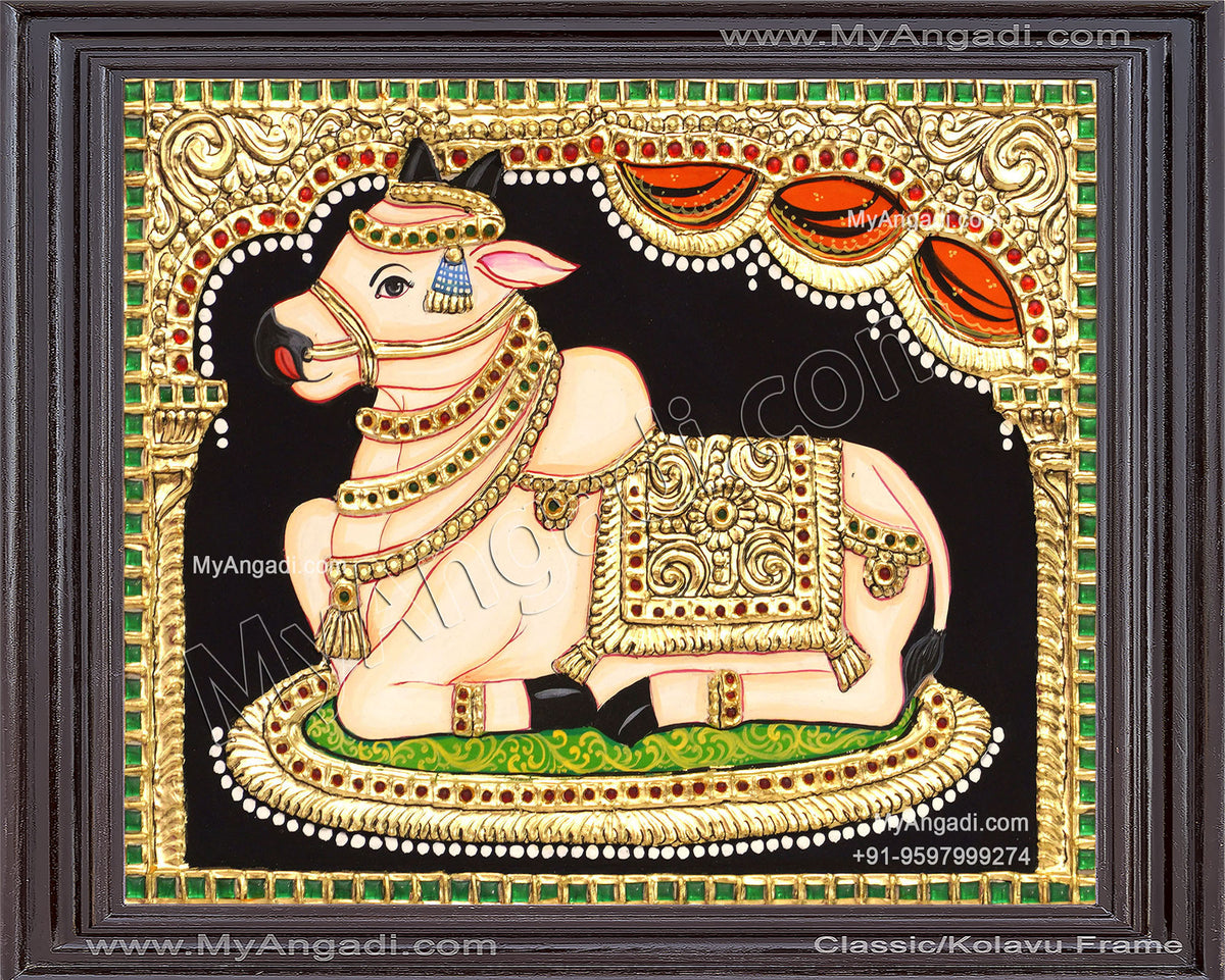 Nandi Tanjore Painting