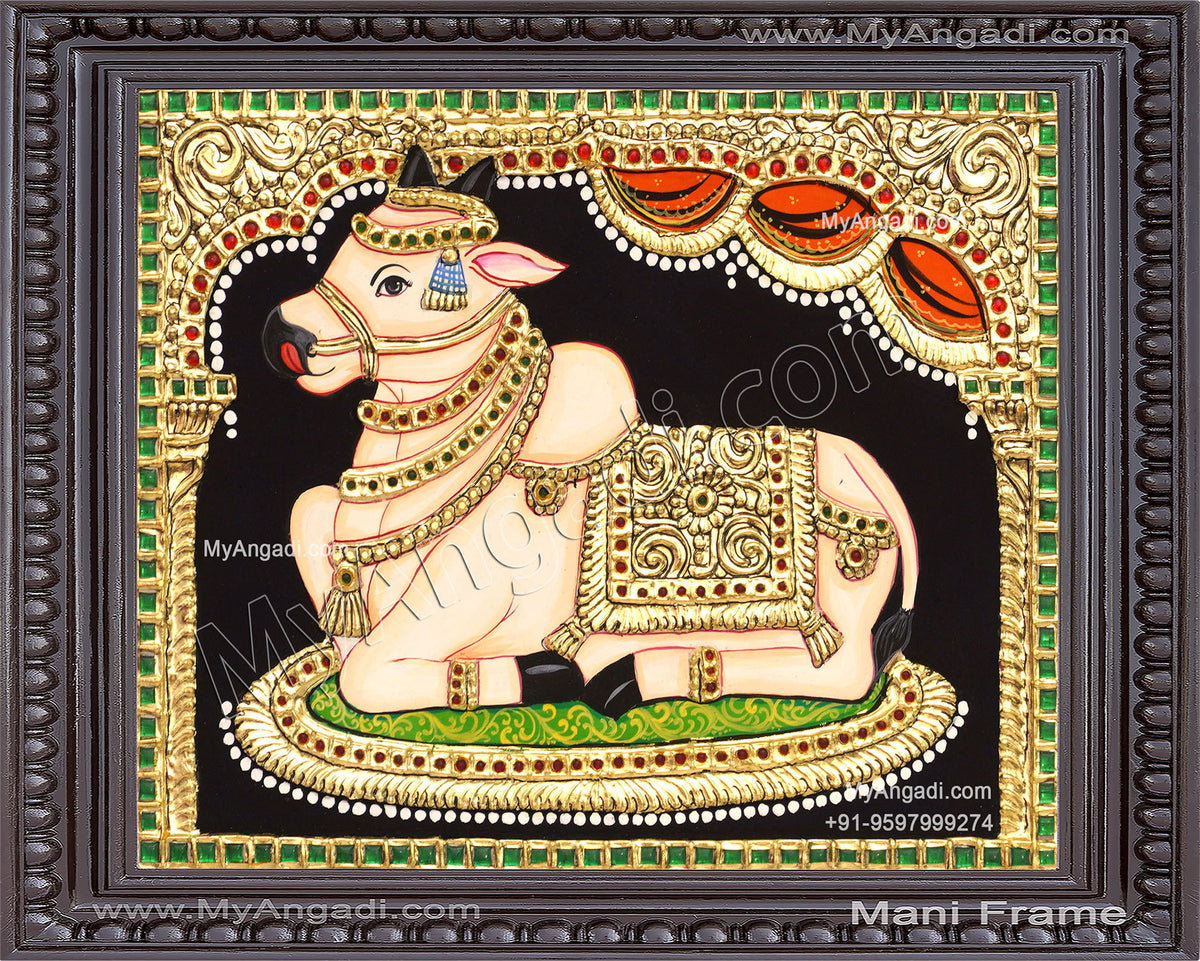Nandi Tanjore Painting