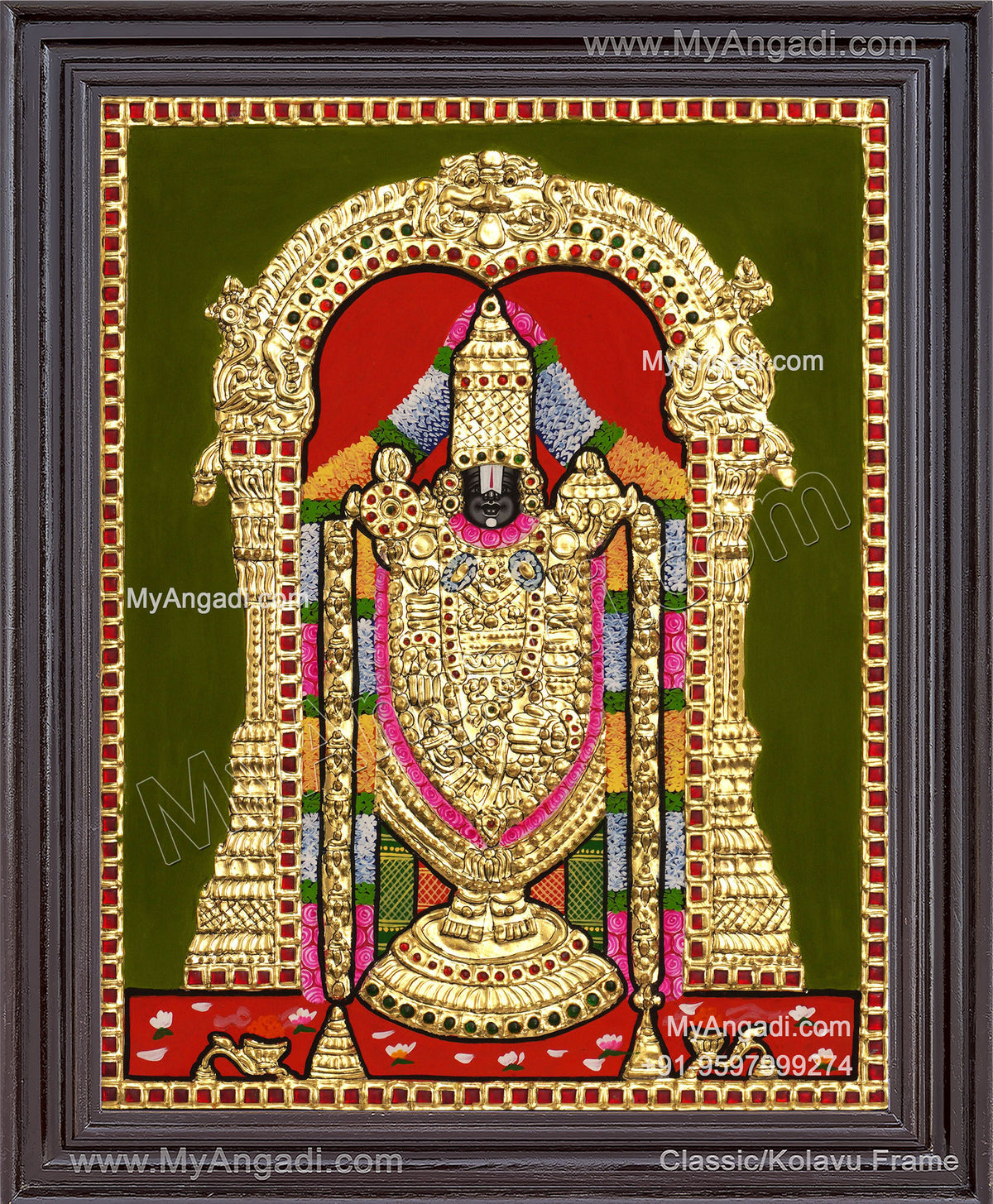 Balaji Tanjore Painting
