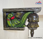 Vagai Wood Parrot Wall Brackets