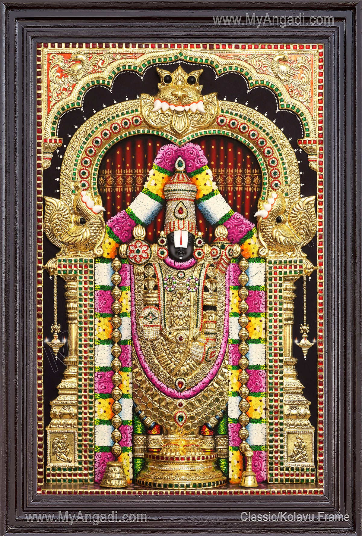 3D Balaji Tanjore Painting