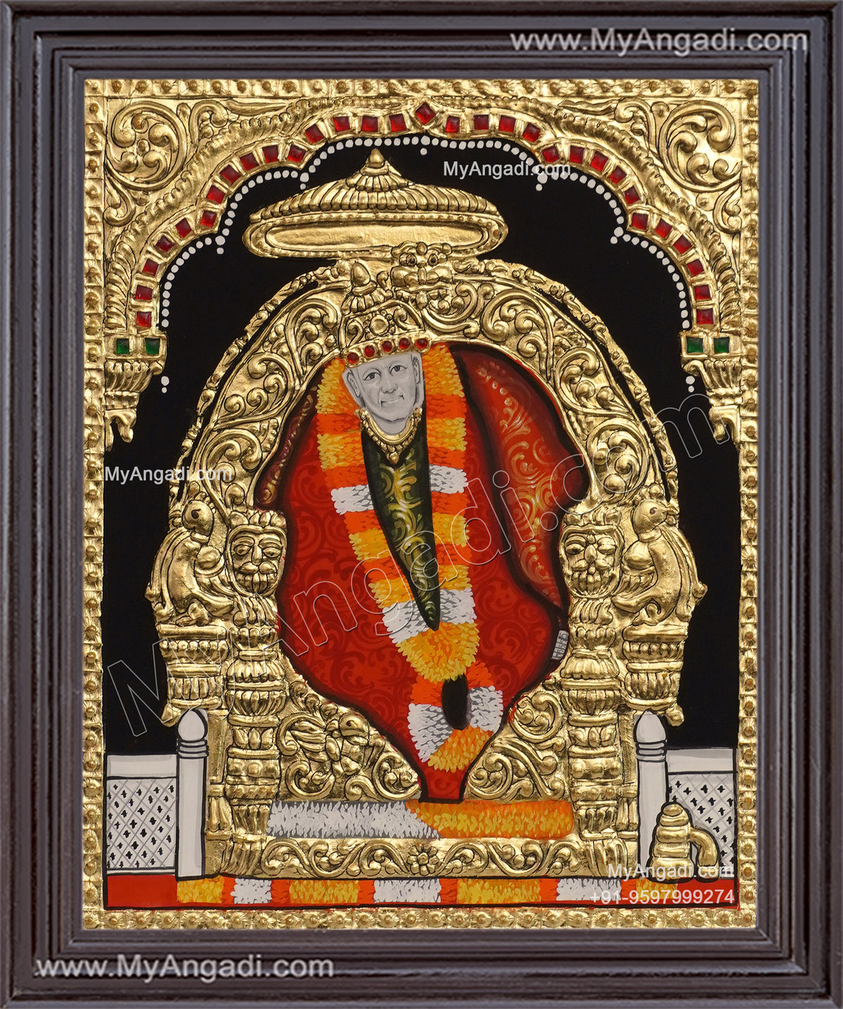 Saibaba Tanjore Painting