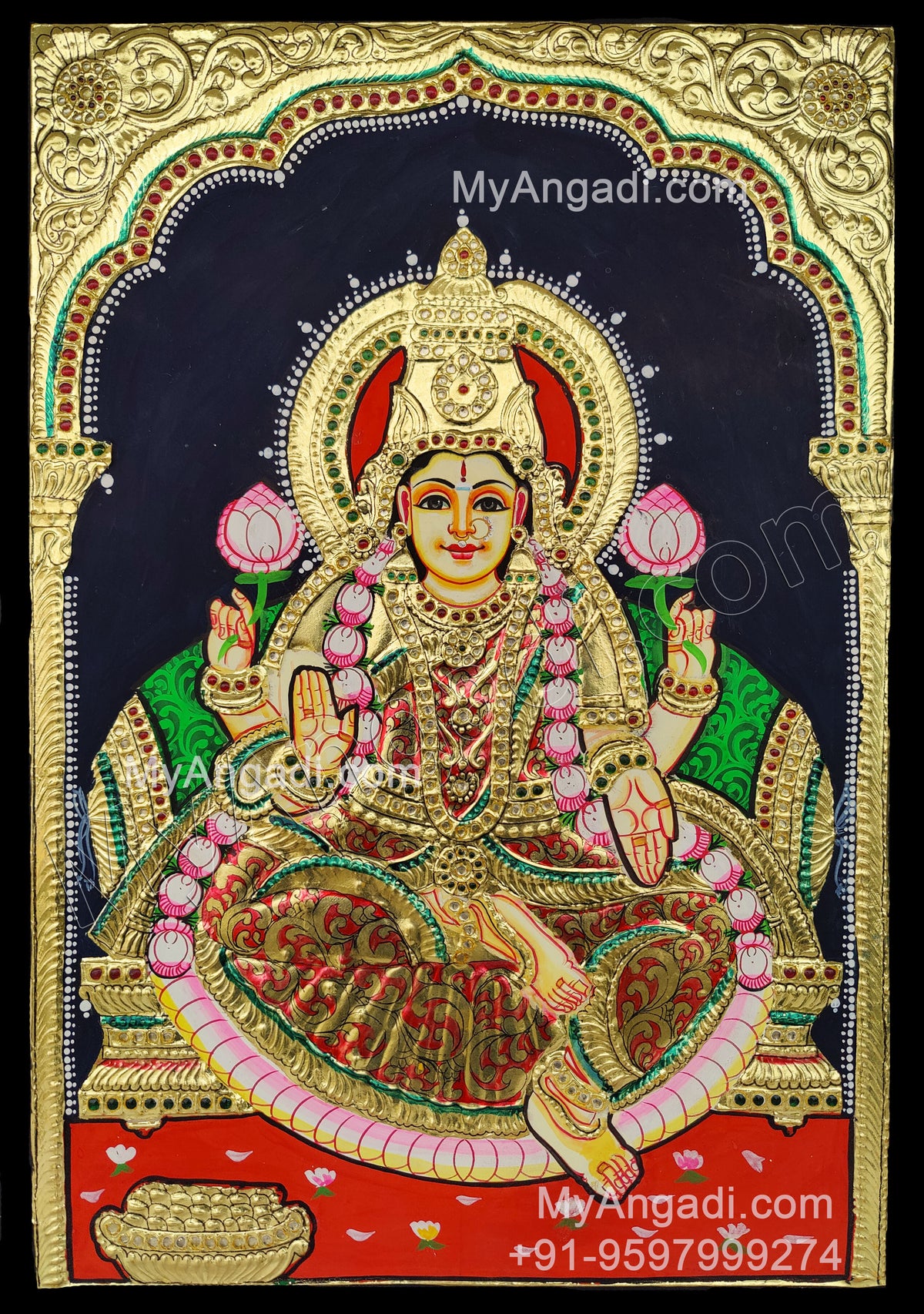 Lakshmi Tanjore Painting