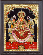 Gajalakshmi Tanjore Painting