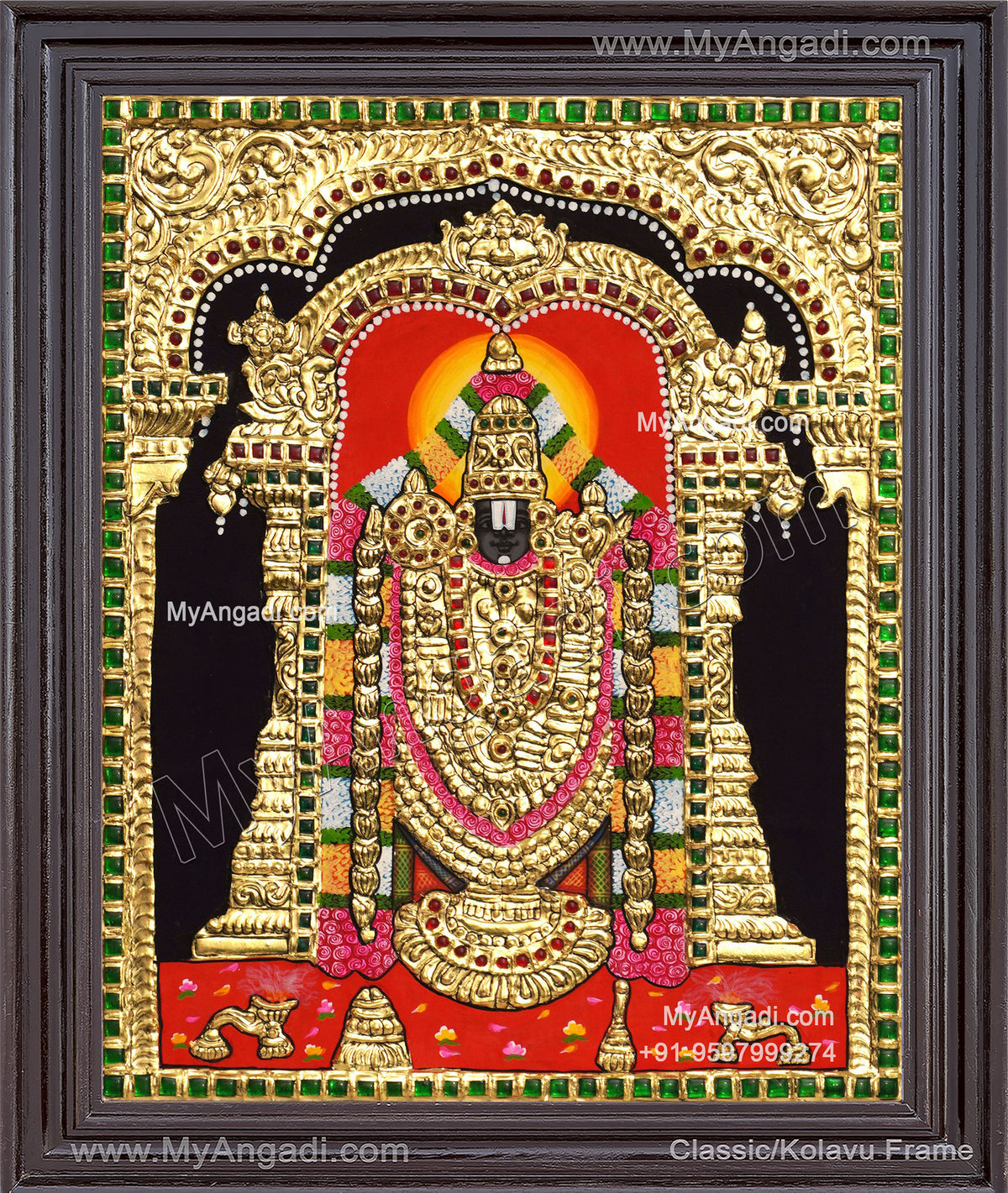 VenkatachalapathyTanjore Painting