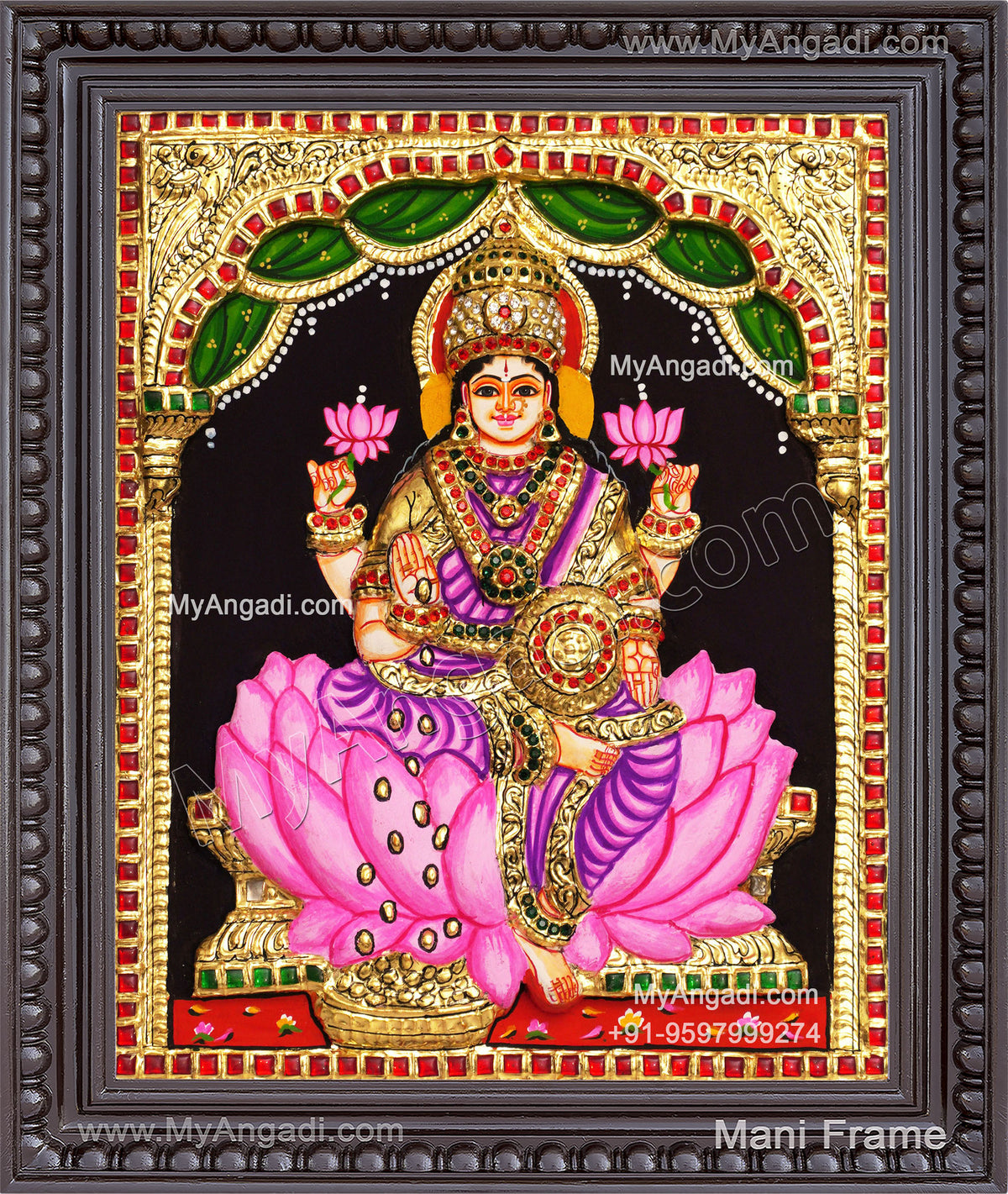Lakshmi 3D Tanjore Painting