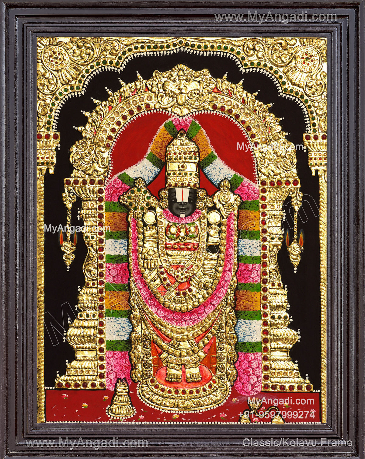 Balaji Tanjore Painting