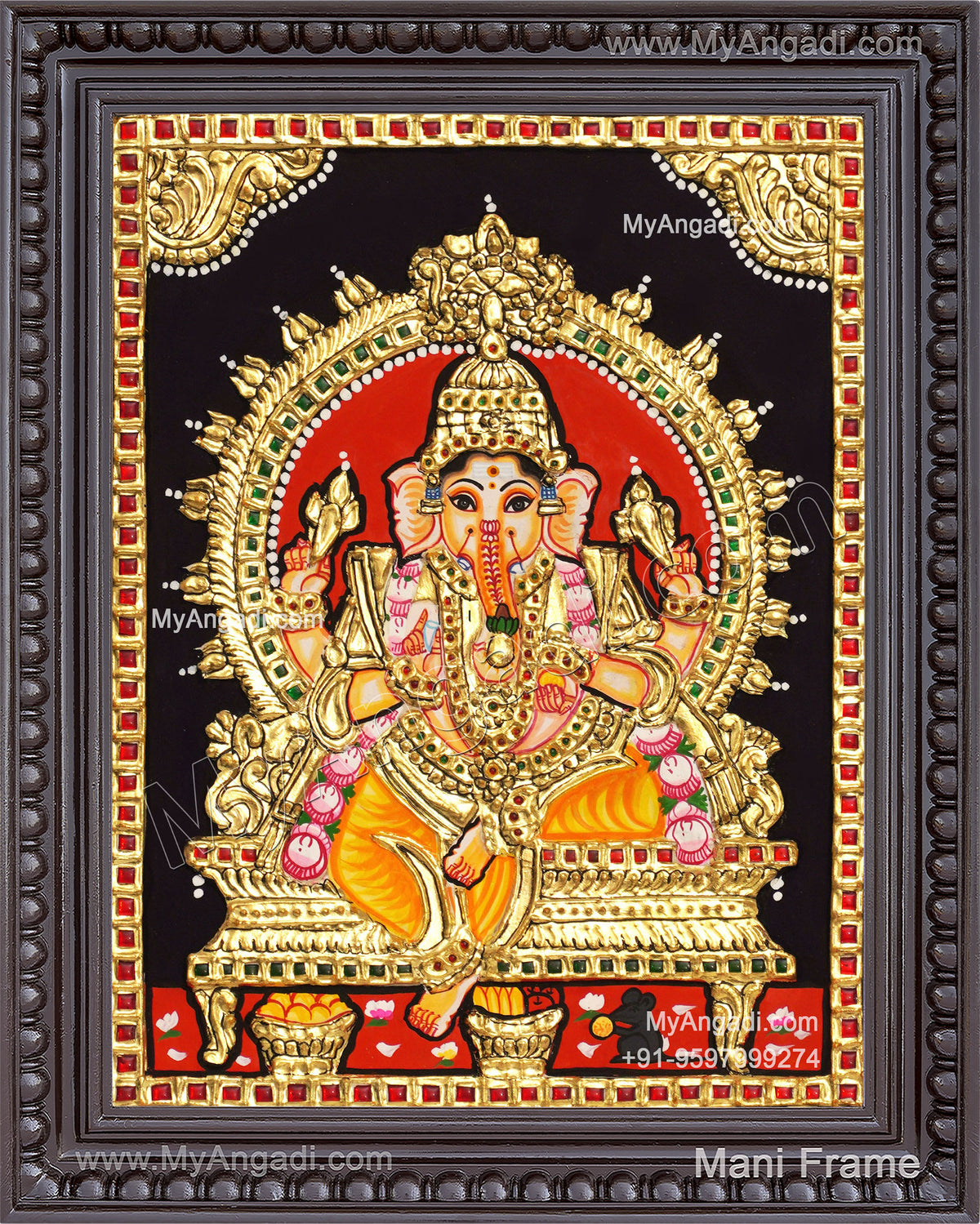 Ganesha Tajore Paintings