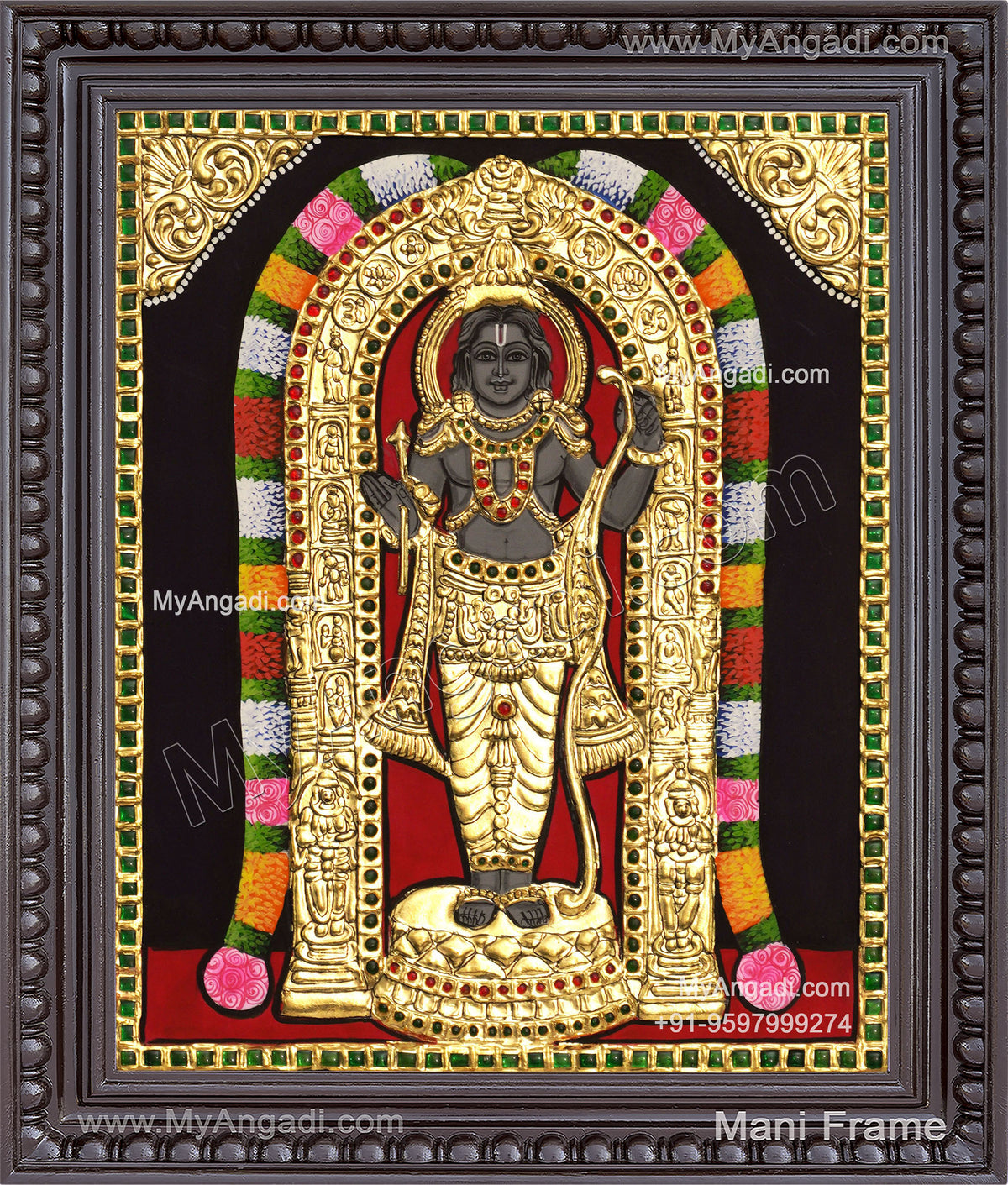Ayodhya Ramar Tanjore Painting