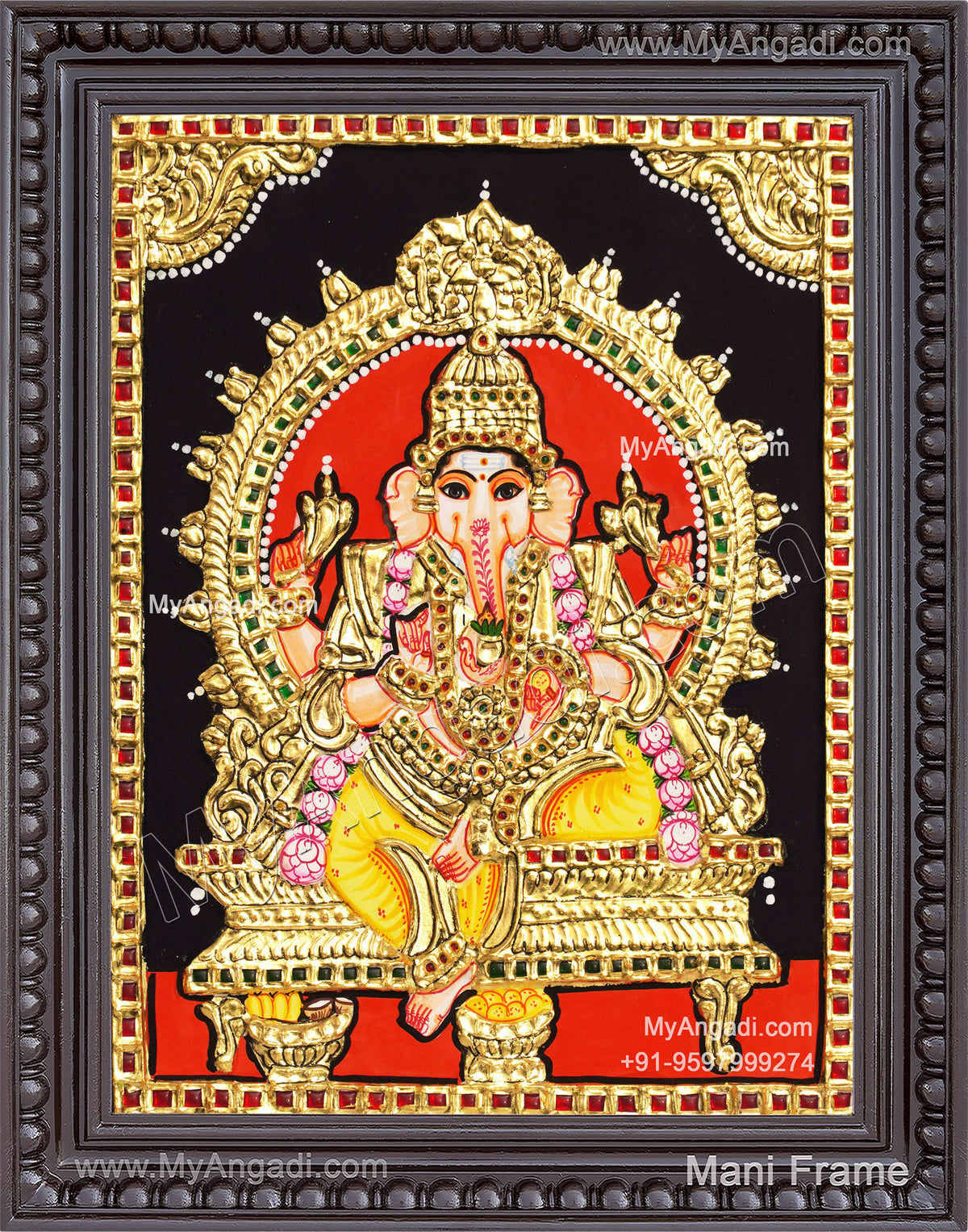 Ganesha Tanjore Painting