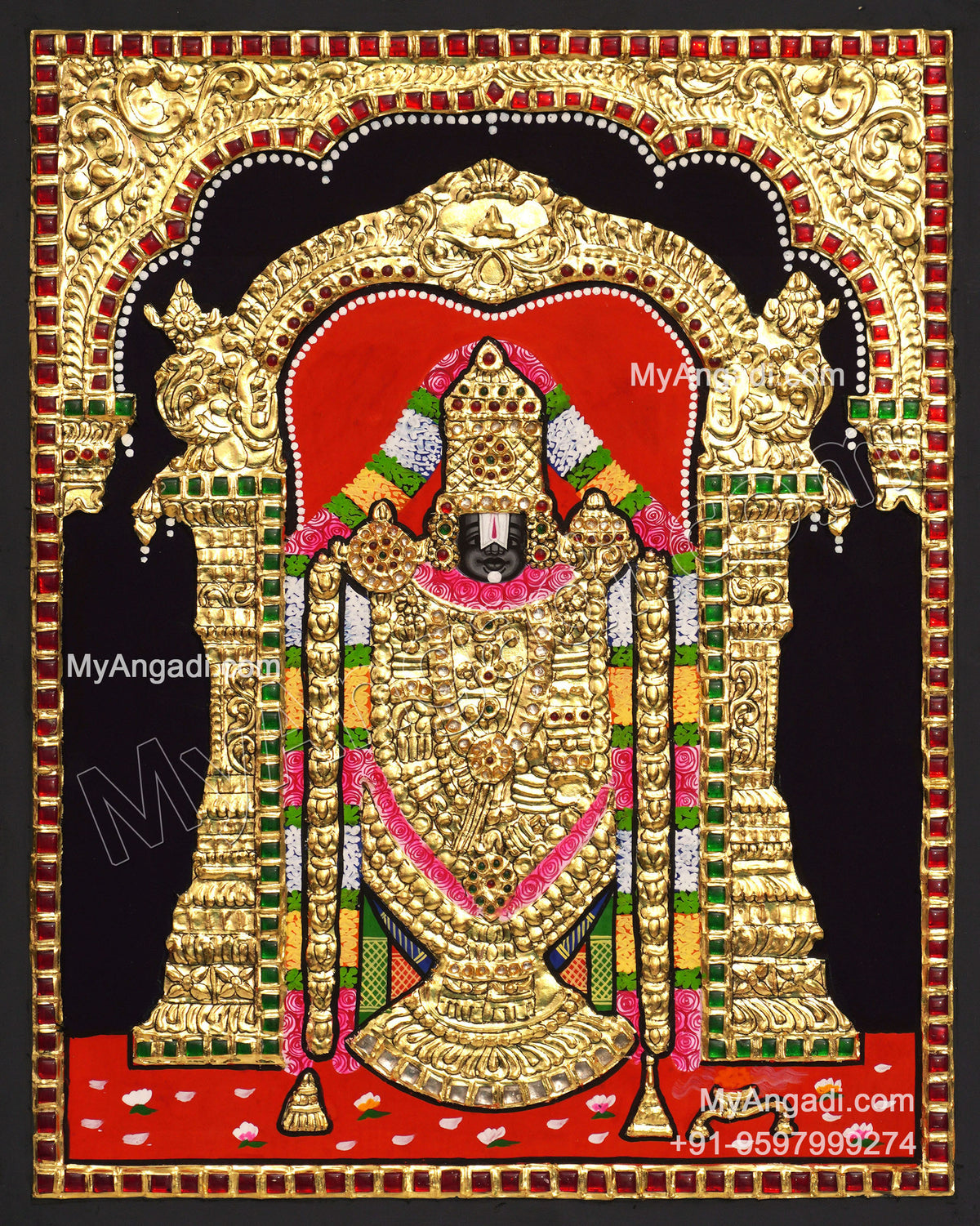 VenkatachalapathyTanjore Painting