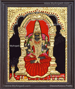 Kamatchi Amman Tanjore Painting