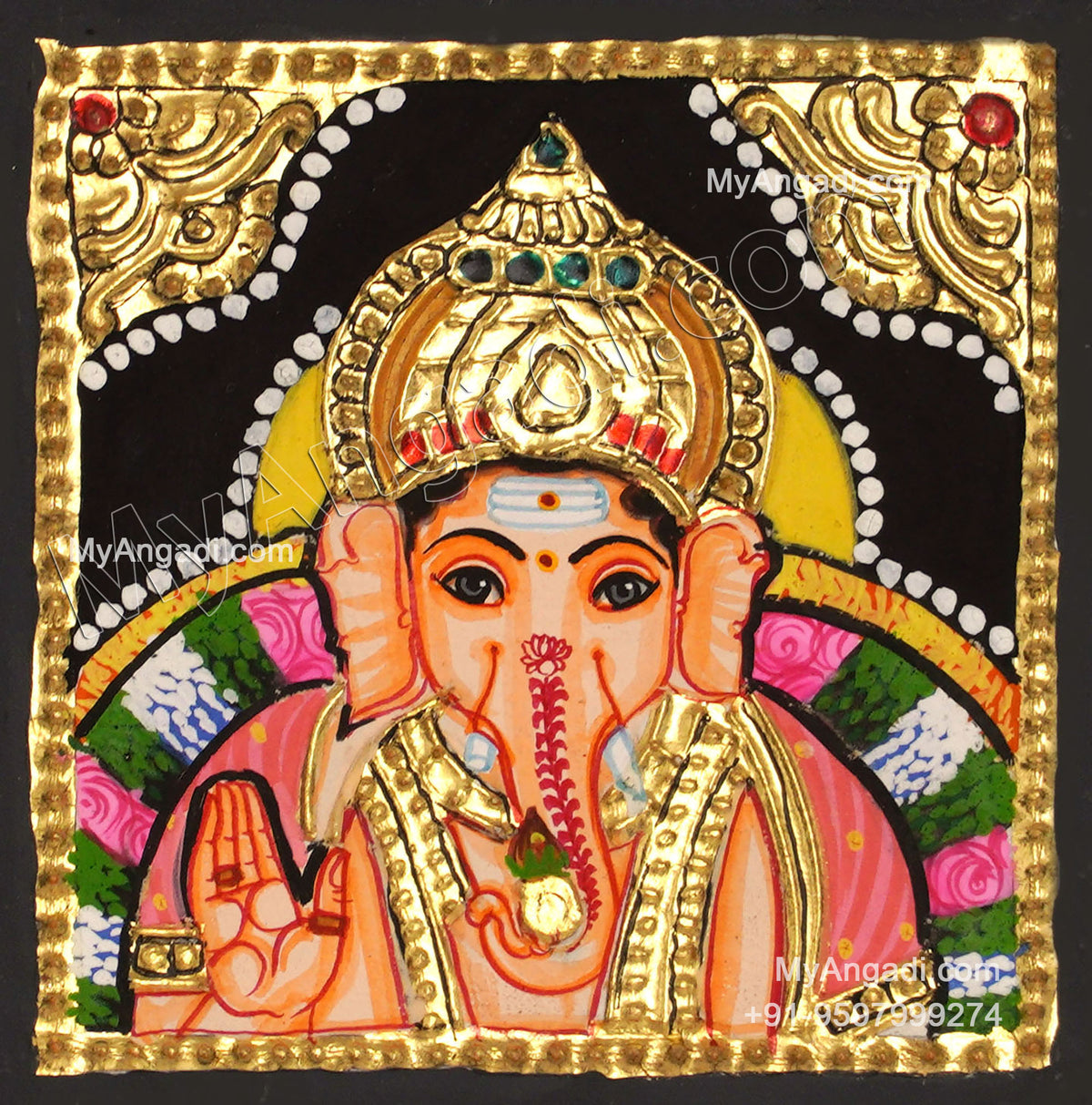 Vinayagar Tanjore Painting
