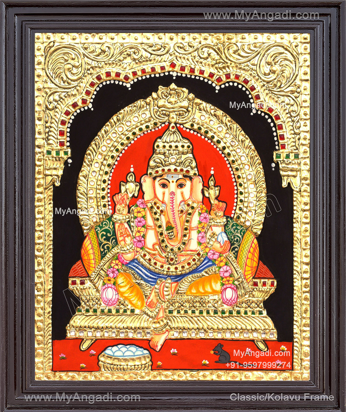 Ganesha Tanjore Painting