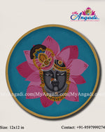Shrinathji Round Canvas Painting 