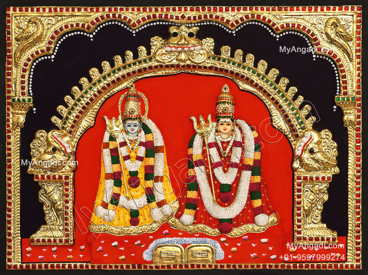 Appathal Paavathal 3D Tanjore Painting