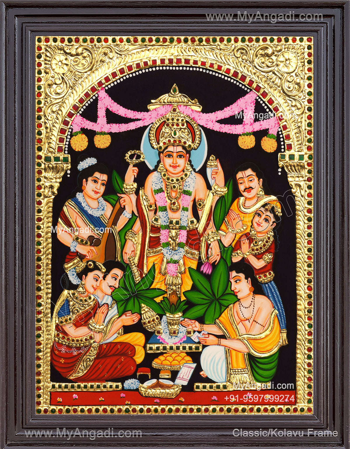 Sathya Narayana Tanjore Painting