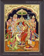 Ramar Pattabhisekam Tanjore Painting
