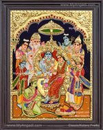 Ramar Pattabishekam Tanjore Painting