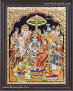 Ramar Pattabhisekam Tanjore Painting