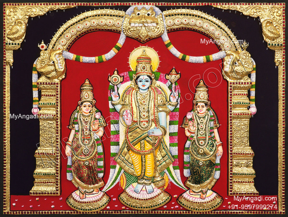 3D Thimmaraya Swamy Tanjore Painting