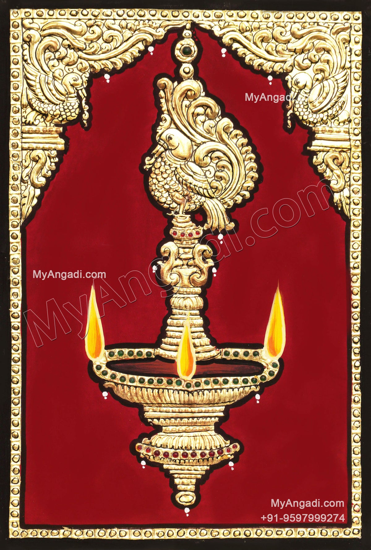 Vilakku Tanjore Painting