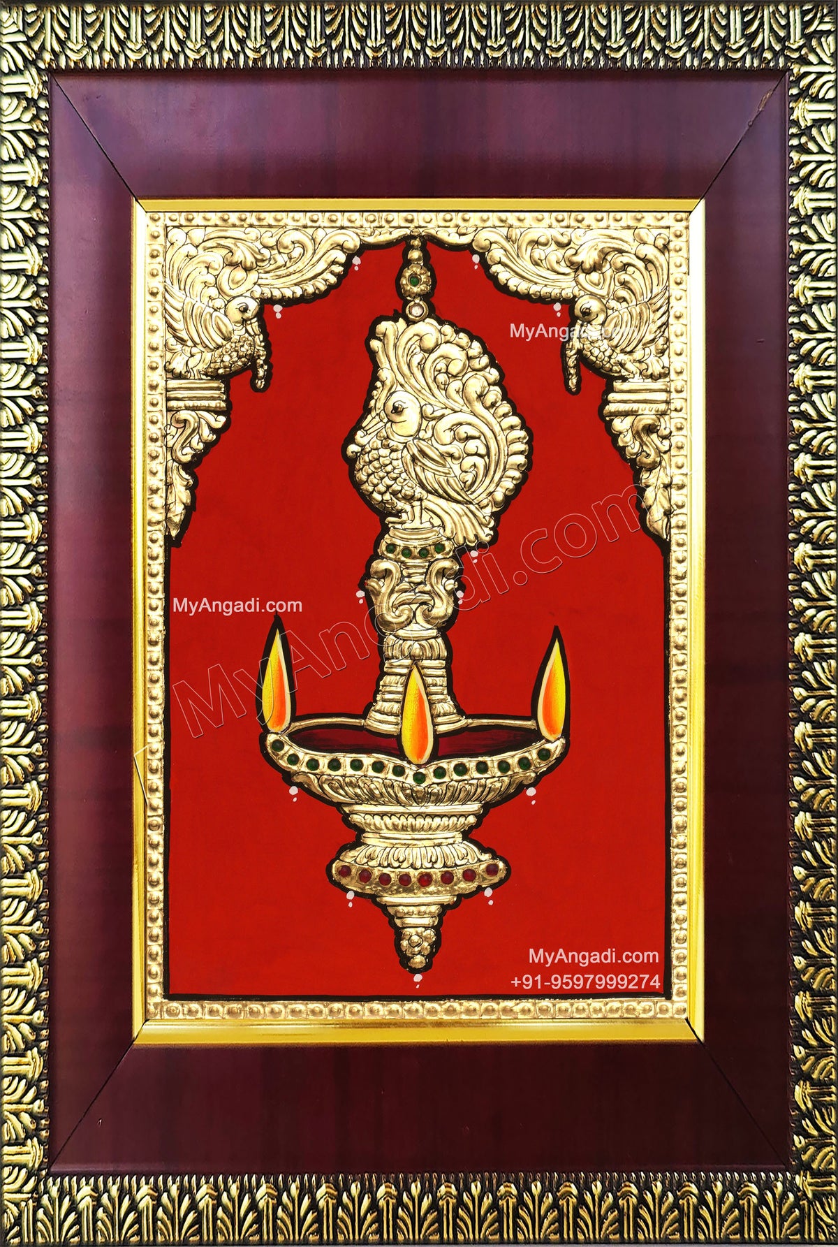Vilakku Tanjore Painting