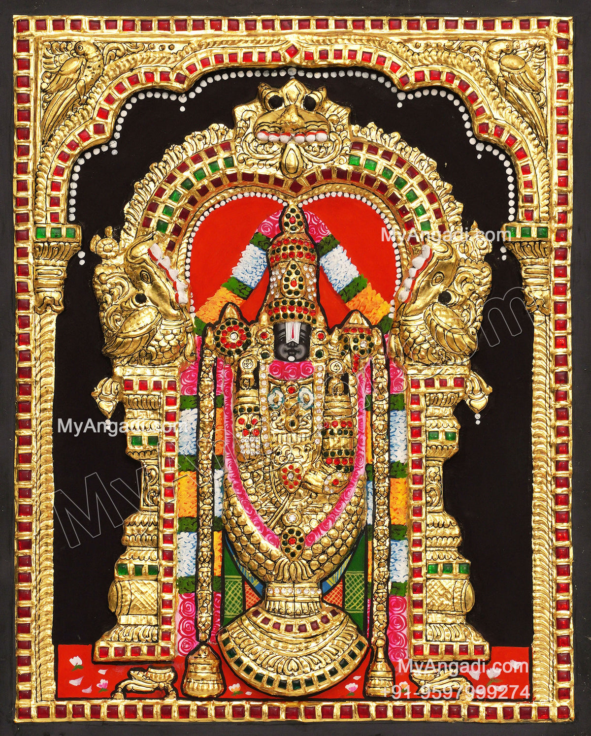 3D 5 Set Tanjore painting